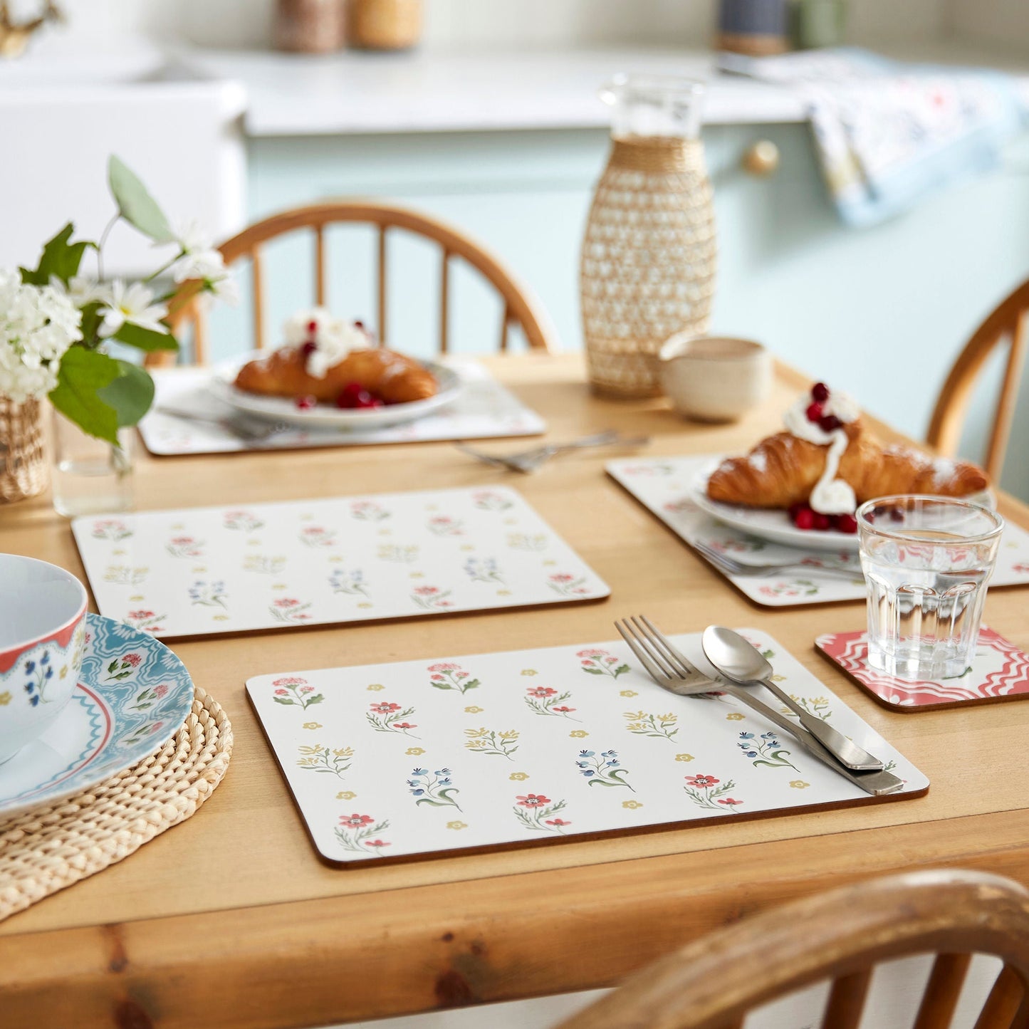 Boho Floral Placemat 4 Pack