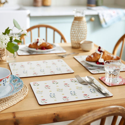 Boho Floral Placemat 4 Pack