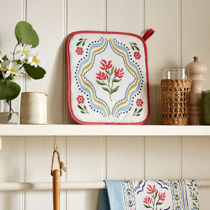 Boho Floral Pot Mitt