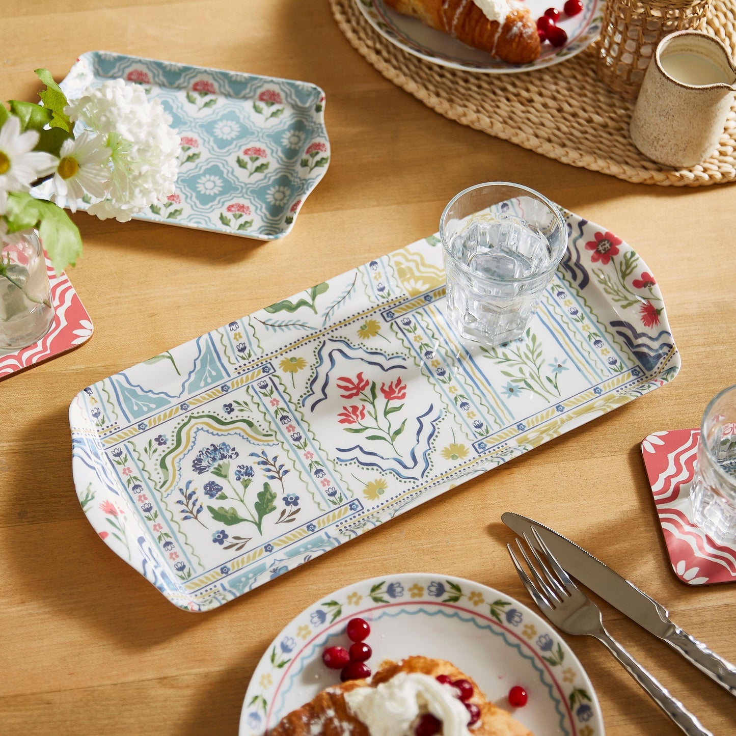 Boho Floral Scatter Tray