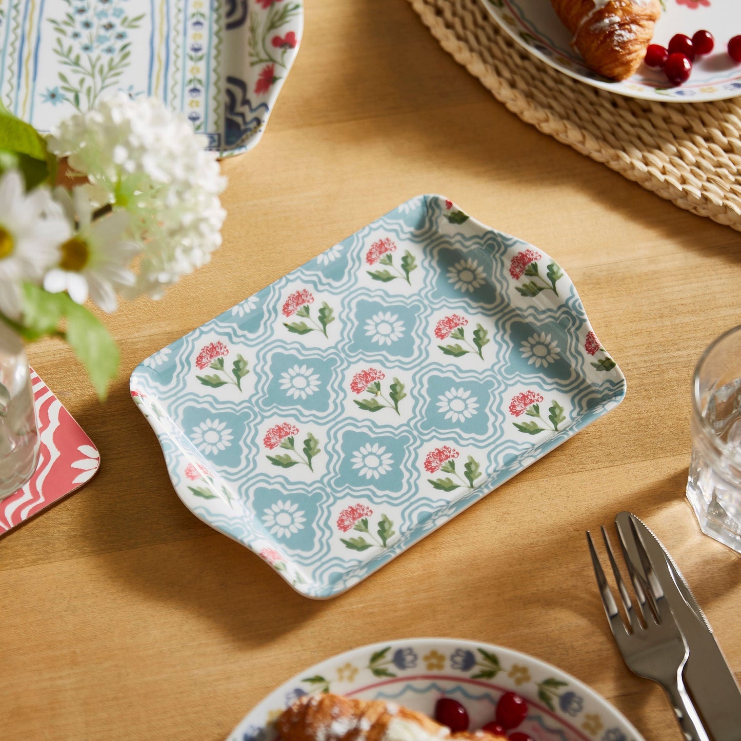 Boho Floral Scatter Tray
