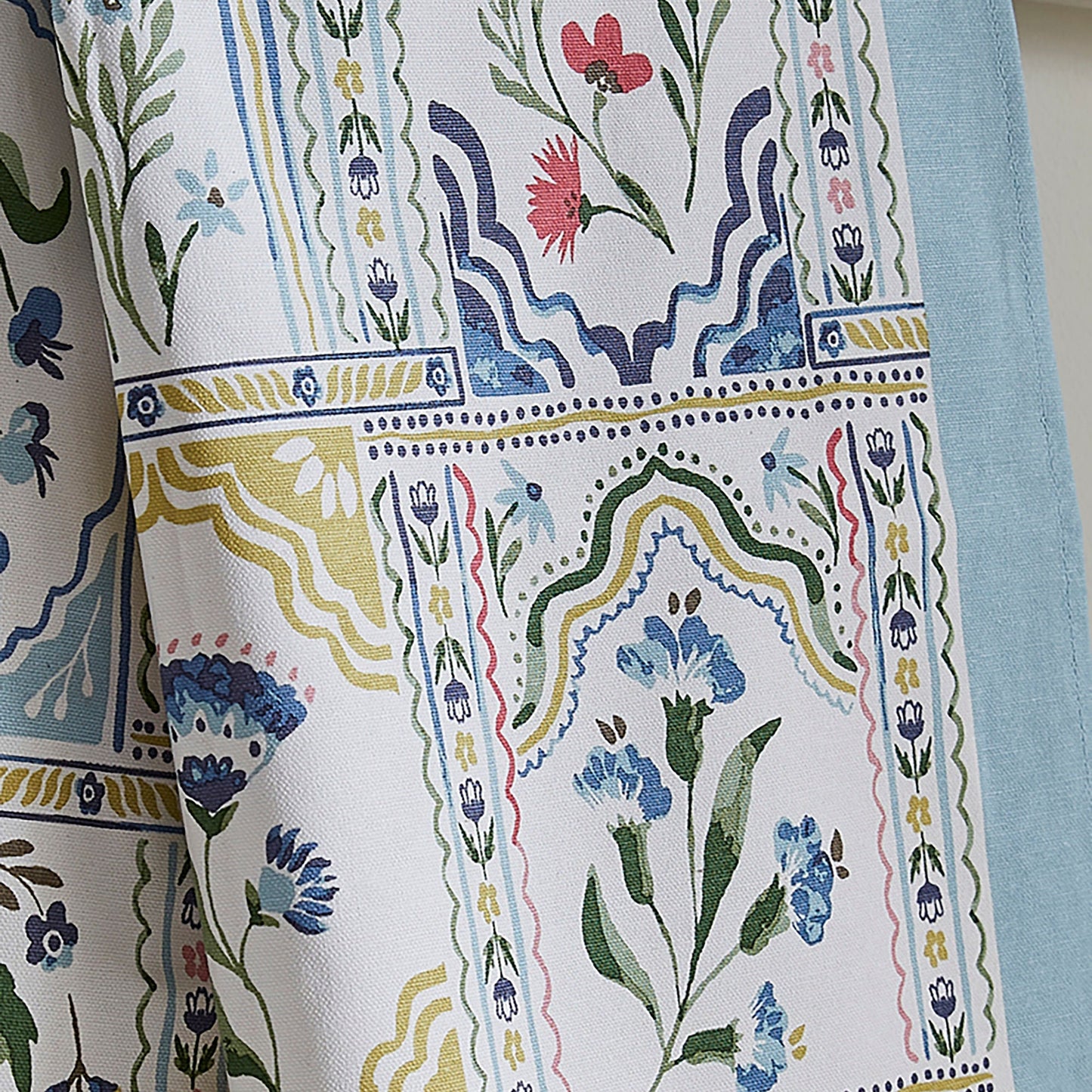 Boho Floral Cotton Tea Towel