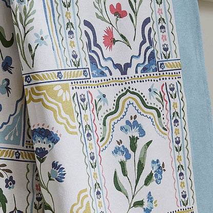 Boho Floral Cotton Tea Towel