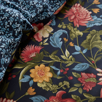 Bejewelled Duvet Cover Set in Navy