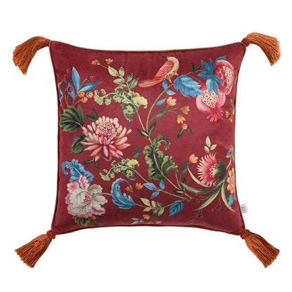 Bejewelled Cushion in Spice