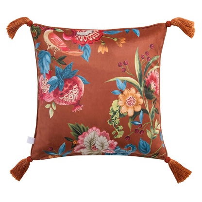 Bejewelled Cushion in Spice
