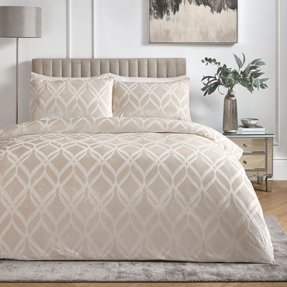 Belfort Duvet Cover Set in Champagne