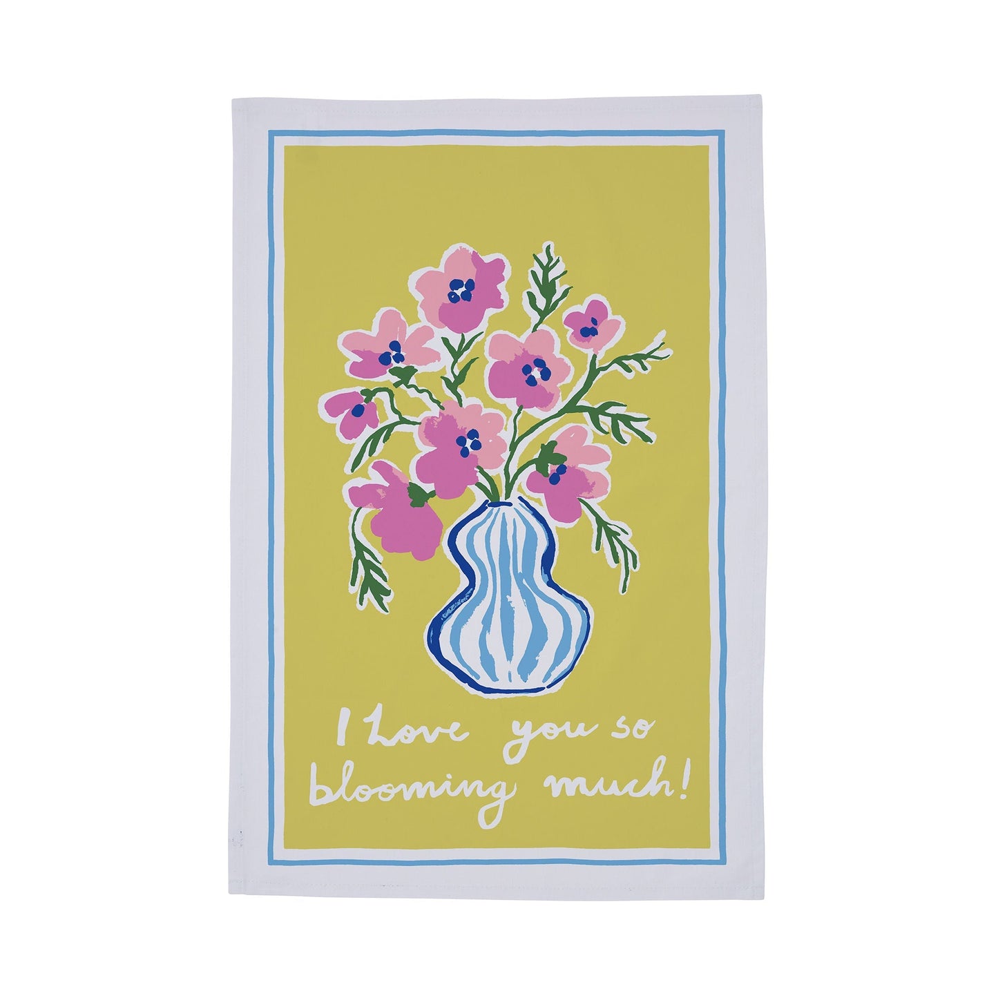 Blooming Much Cotton Tea Towel