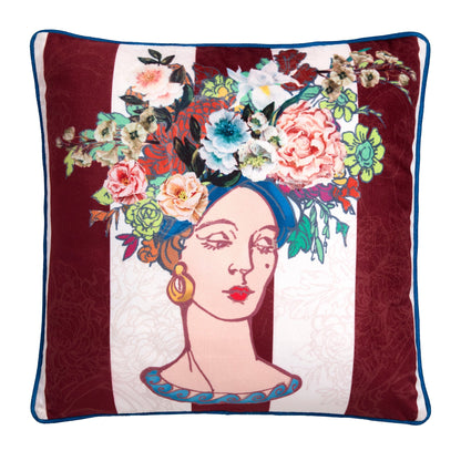Bouquet Lady Cushion in Multi