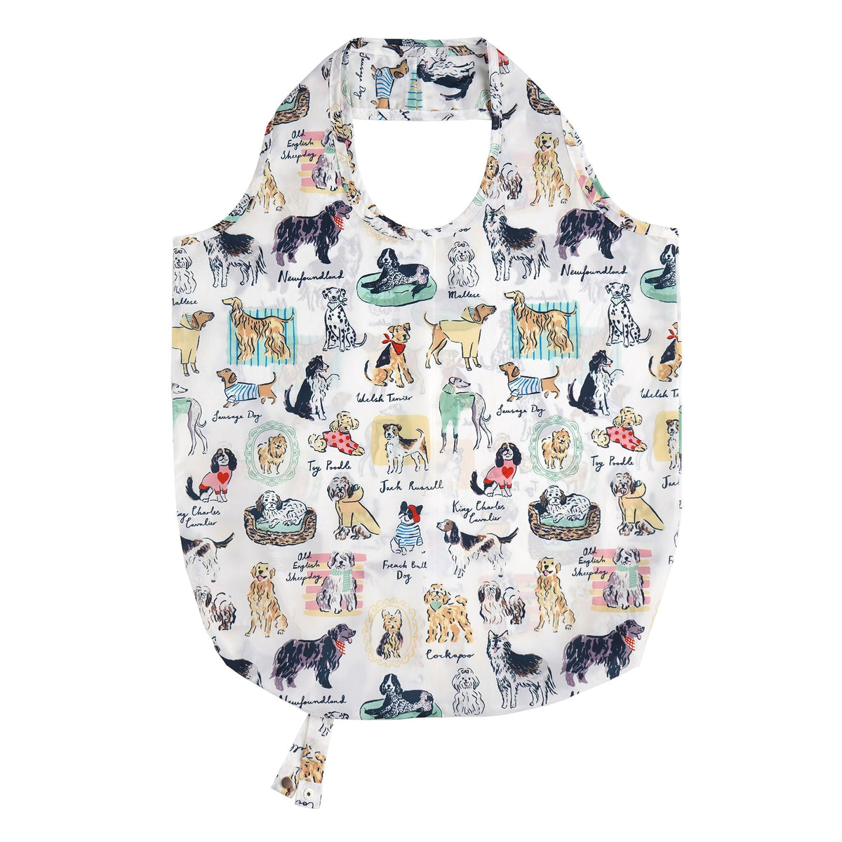 Best In Show Foldable Tote Bag Medium in Multicolour