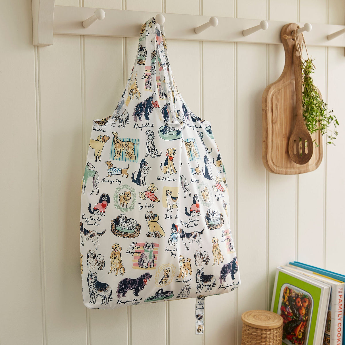 Best In Show Foldable Tote Bag Medium in Multicolour