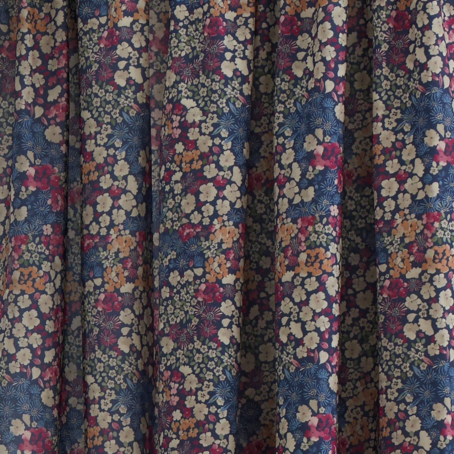 Bessie Pencil Pleat Curtains in Navy