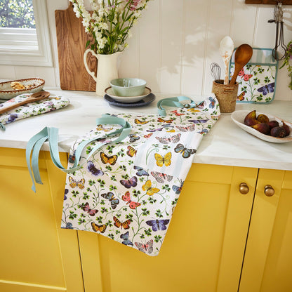 Butterfly Grove Cotton Apron