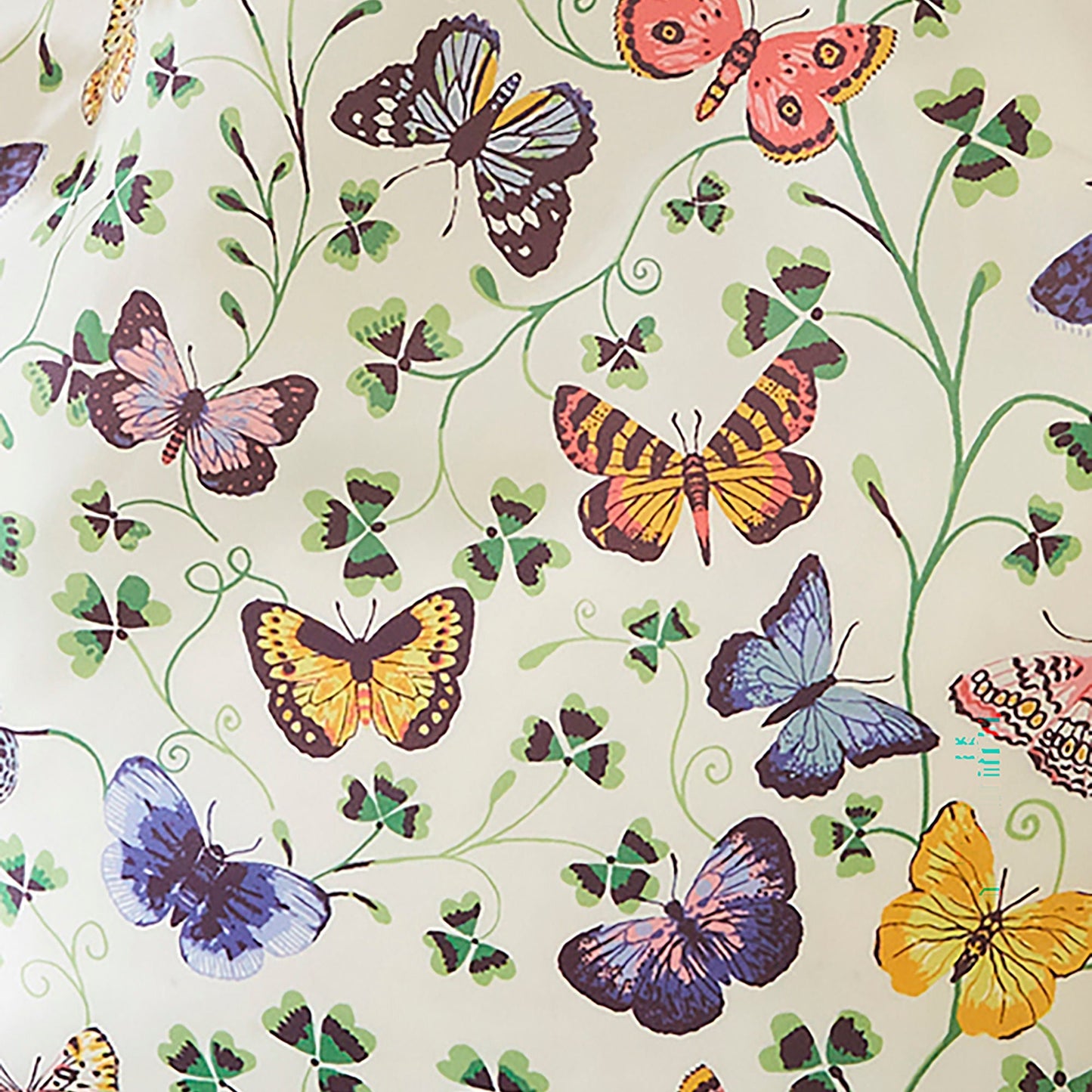 Butterfly Grove Canvas Shoulder Bag