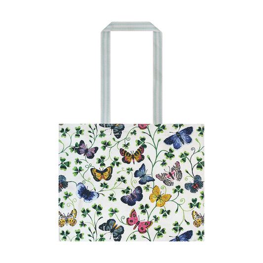 Butterfly Grove Canvas Shoulder Bag