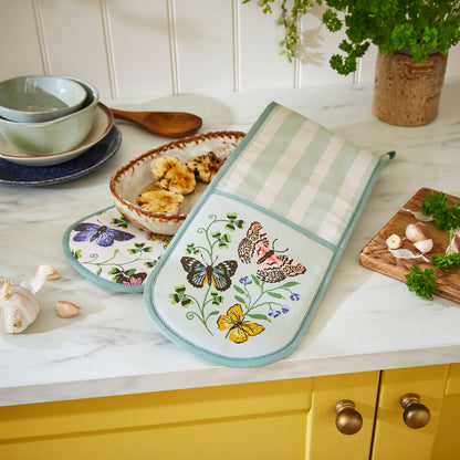 Butterfly Grove Double Oven Glove