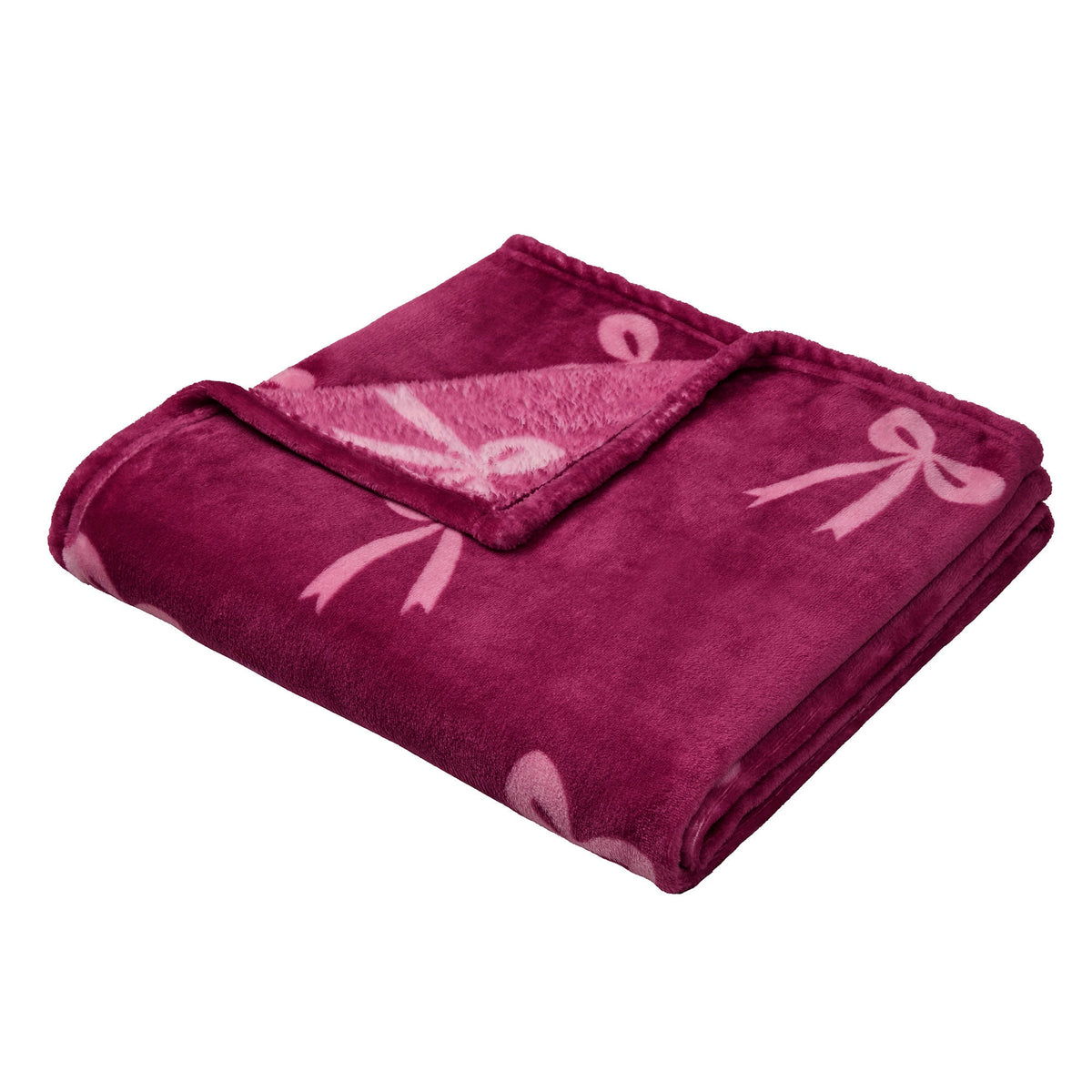 Bows Throw in Berry