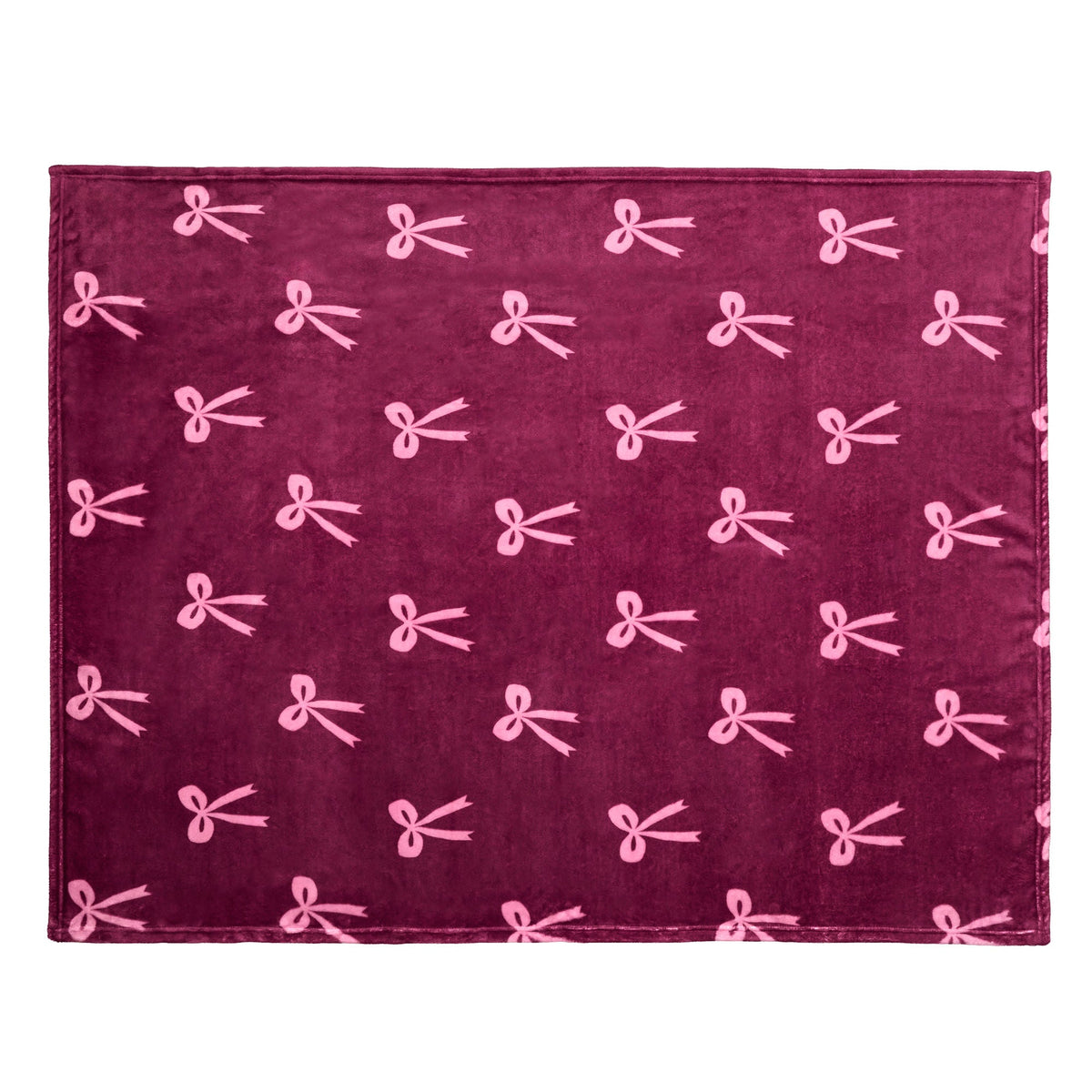 Bows Throw in Berry