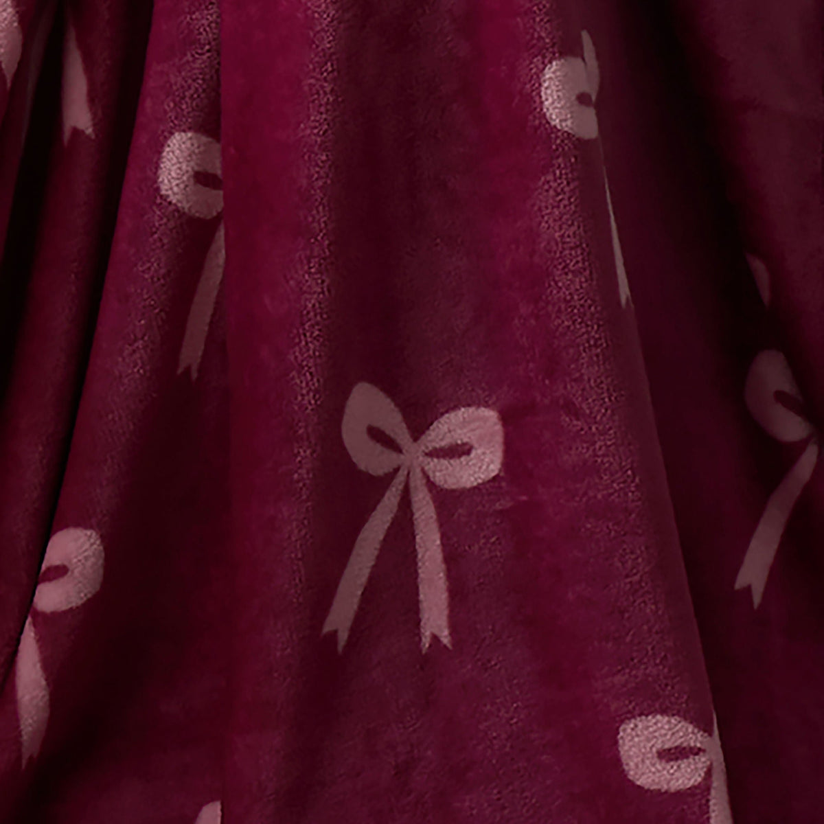Bows Throw in Berry