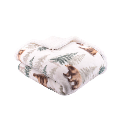 Bear Walks Bedspread in Natural