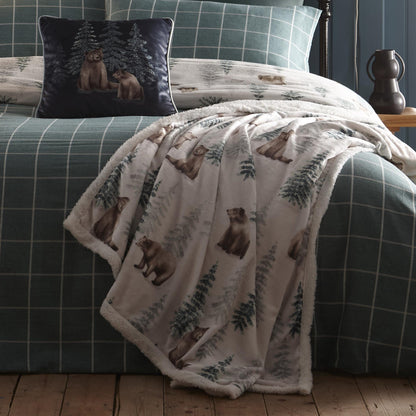 Bear Walks Bedspread in Natural
