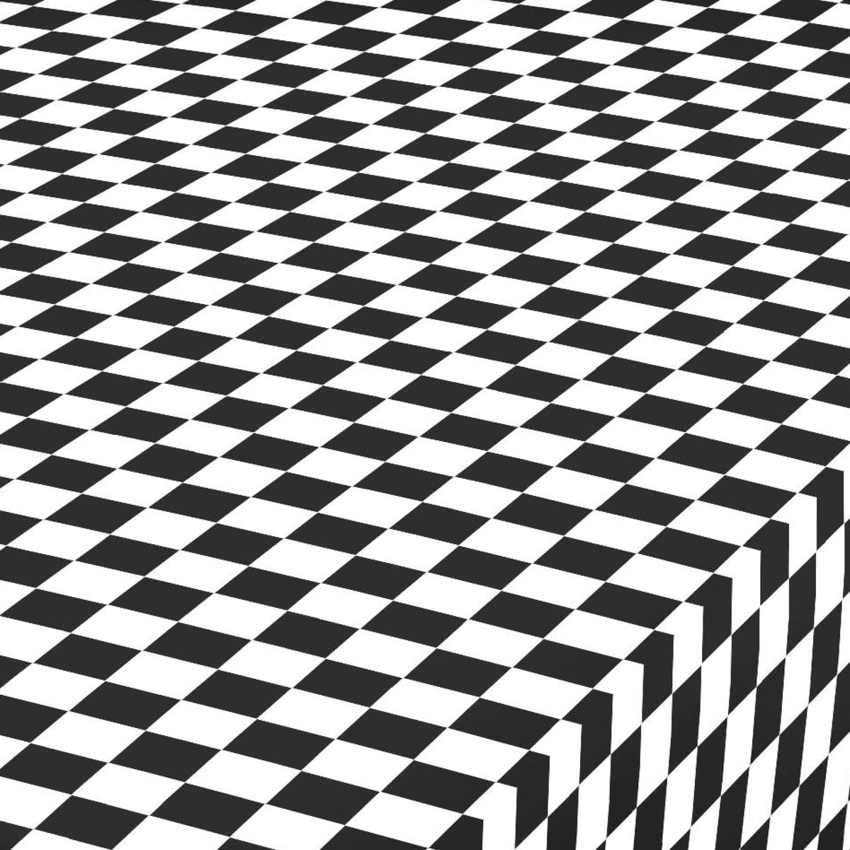Beckett Stripe 25cm Deep Fitted Bed Sheet in Black/White