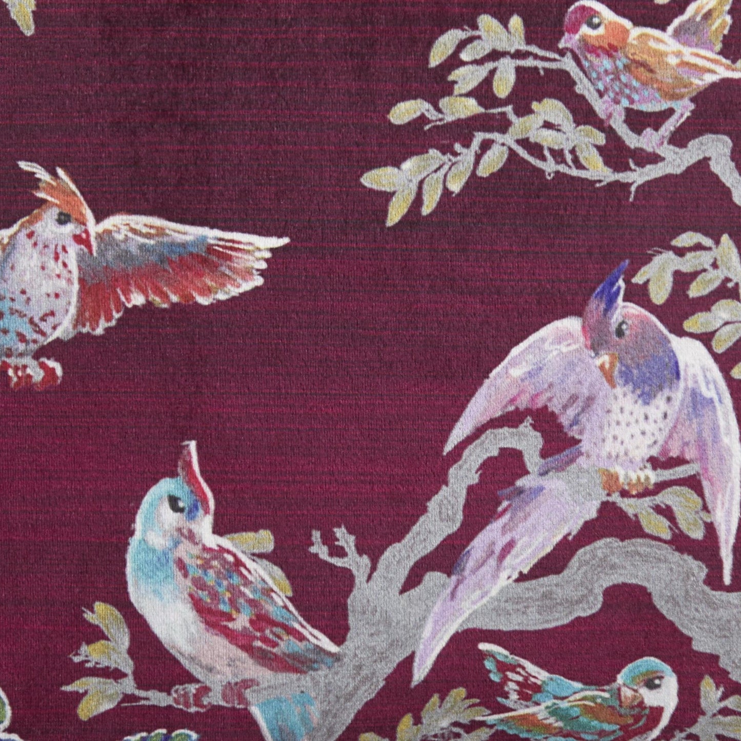 Birdity Absurdity Cushion in Pink