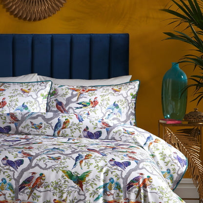 Birdity Absurdity Duvet Cover Set in Multicolour