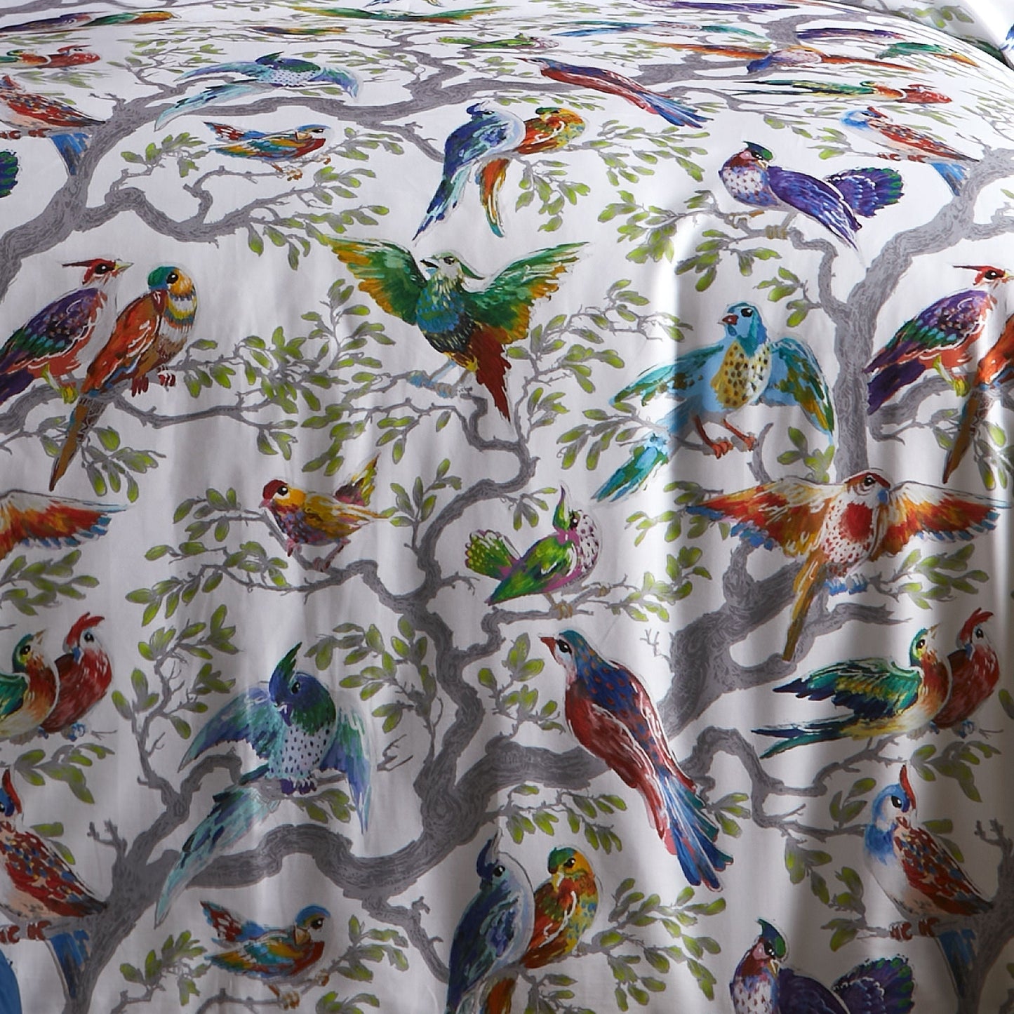 Birdity Absurdity Duvet Cover Set in Multicolour
