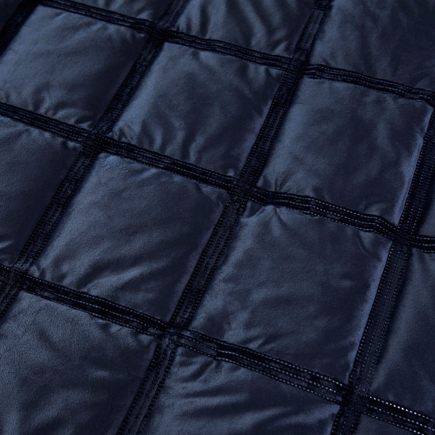 Brighton Square Duvet Cover Set in Navy