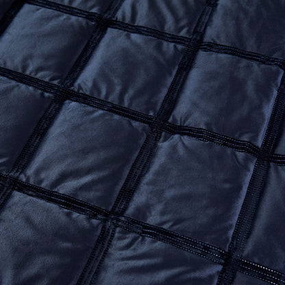 Brighton Square Duvet Cover Set in Navy