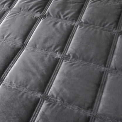 Brighton Square Duvet Cover Set in Slate