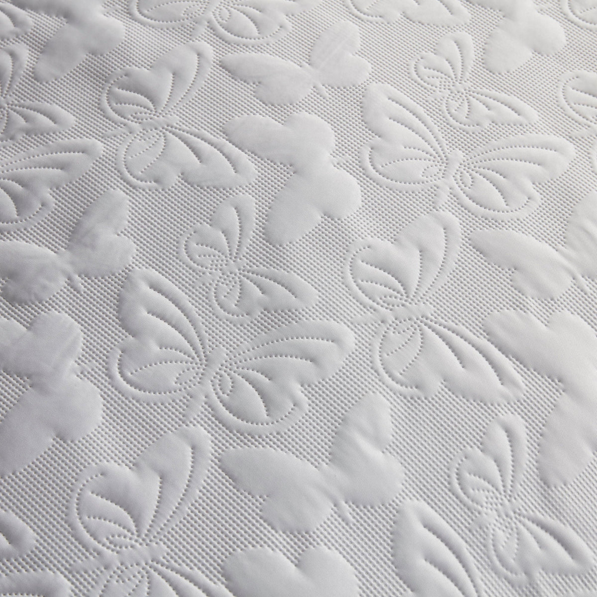 Butterfly Garden Duvet Cover Set in White
