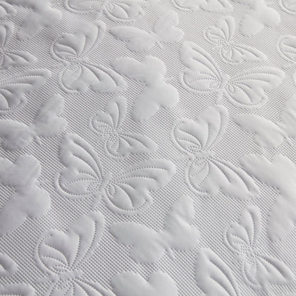 Butterfly Garden Duvet Cover Set in White