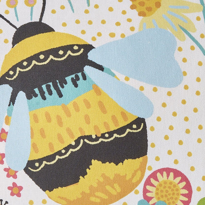 Buzzy Bee Outdoor Picnic Blanket in Ochre