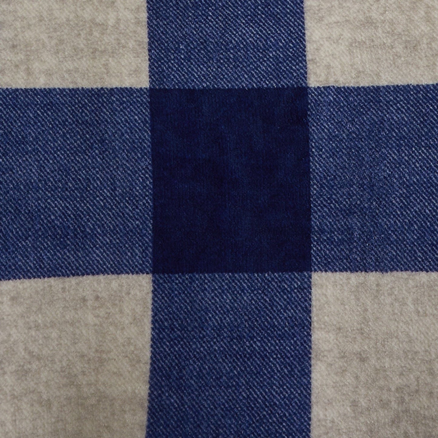 Cosy Theo Check Duvet Cover Set in Blue