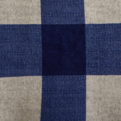 Cosy Theo Check Duvet Cover Set in Blue