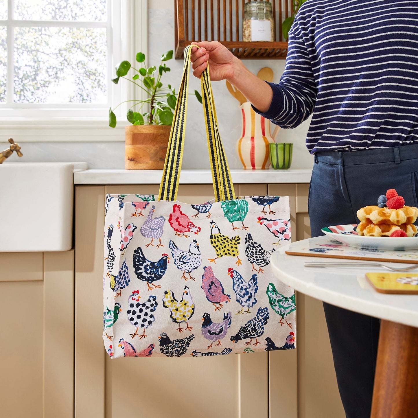 Chick Chicken Canvas Shoulder Bag