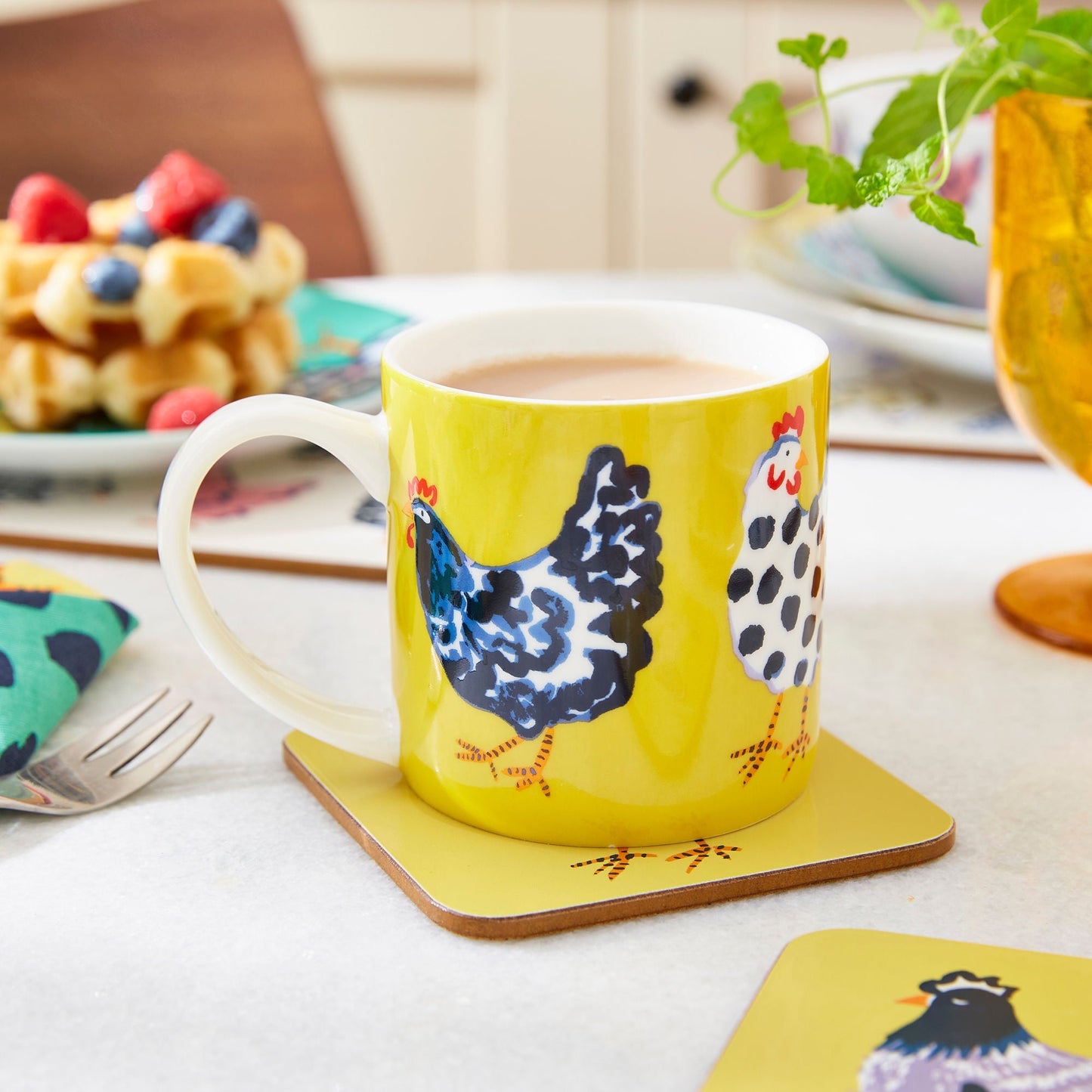 Chick Chicken Coasters 4 Pack