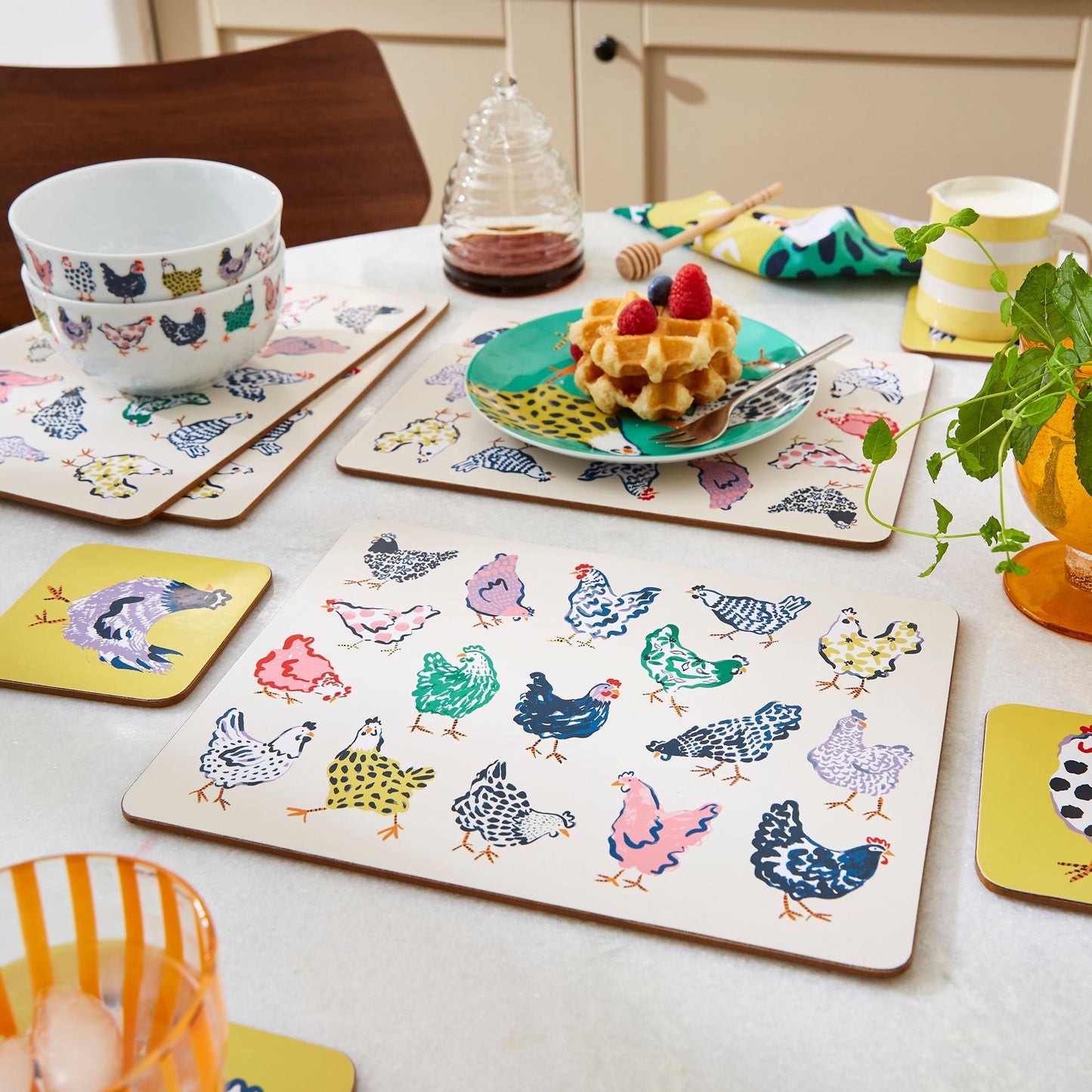 Chick Chicken Placemat 4 Pack