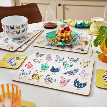 Chick Chicken Placemat 4 Pack