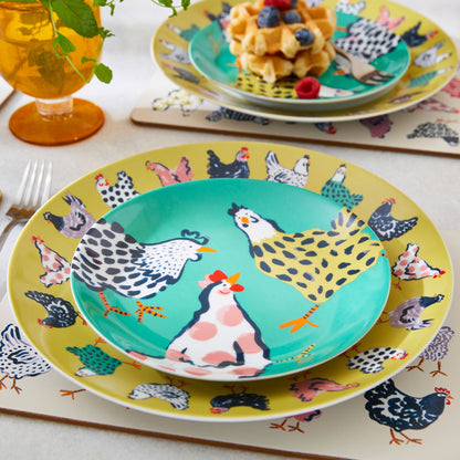 Chick Chicken Porcelain Dinner Plate