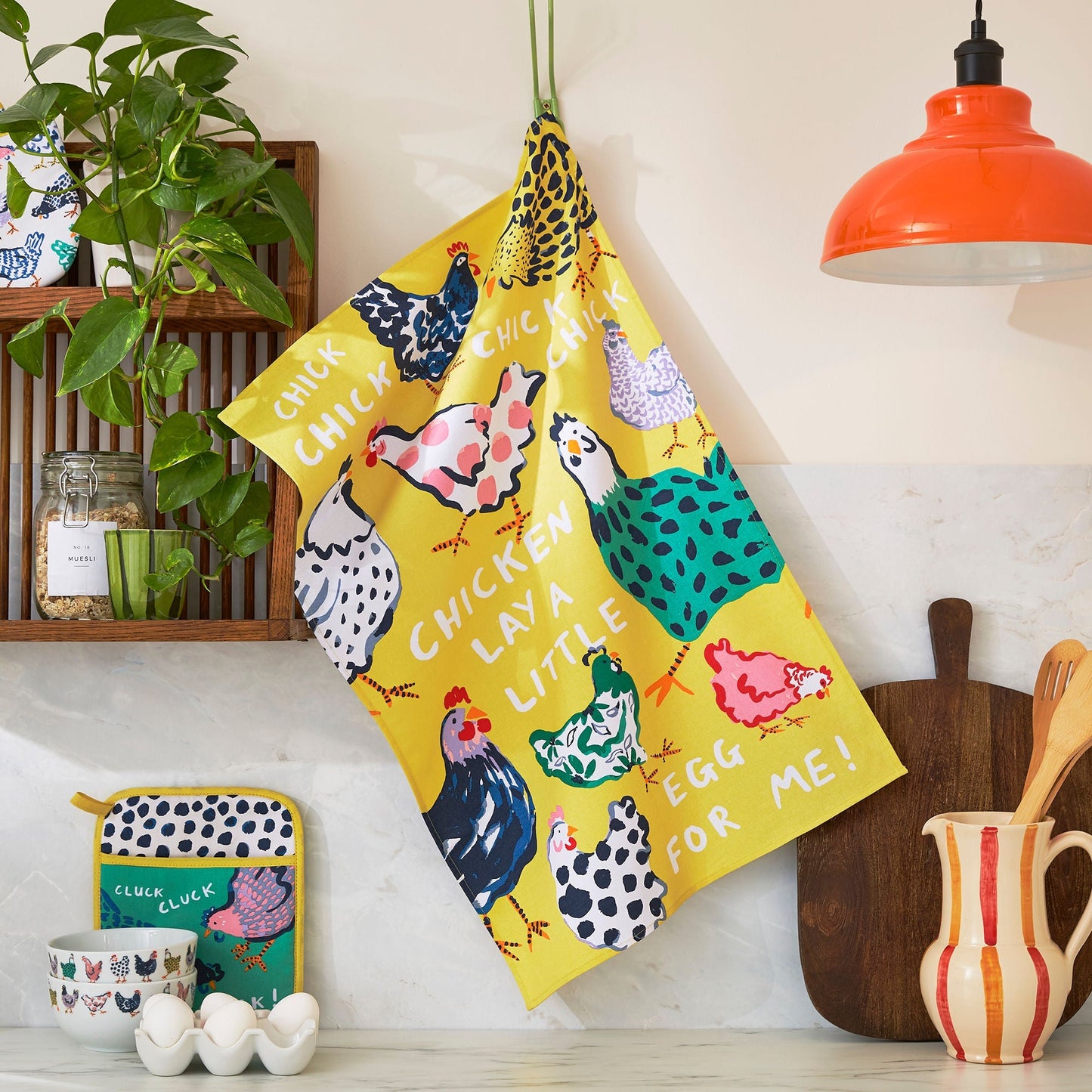 Chick Chicken Cotton Tea Towel