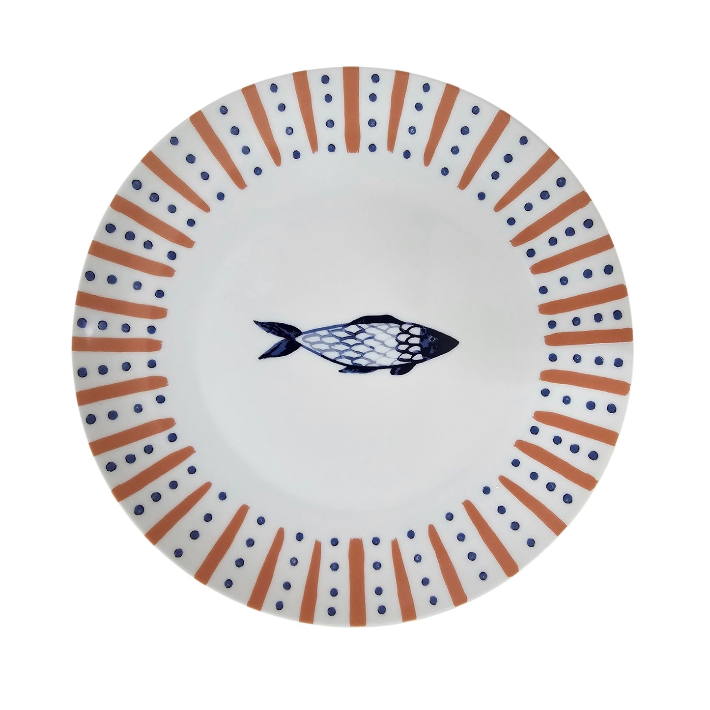 Catch of the Day Porcelain Dinner Plate