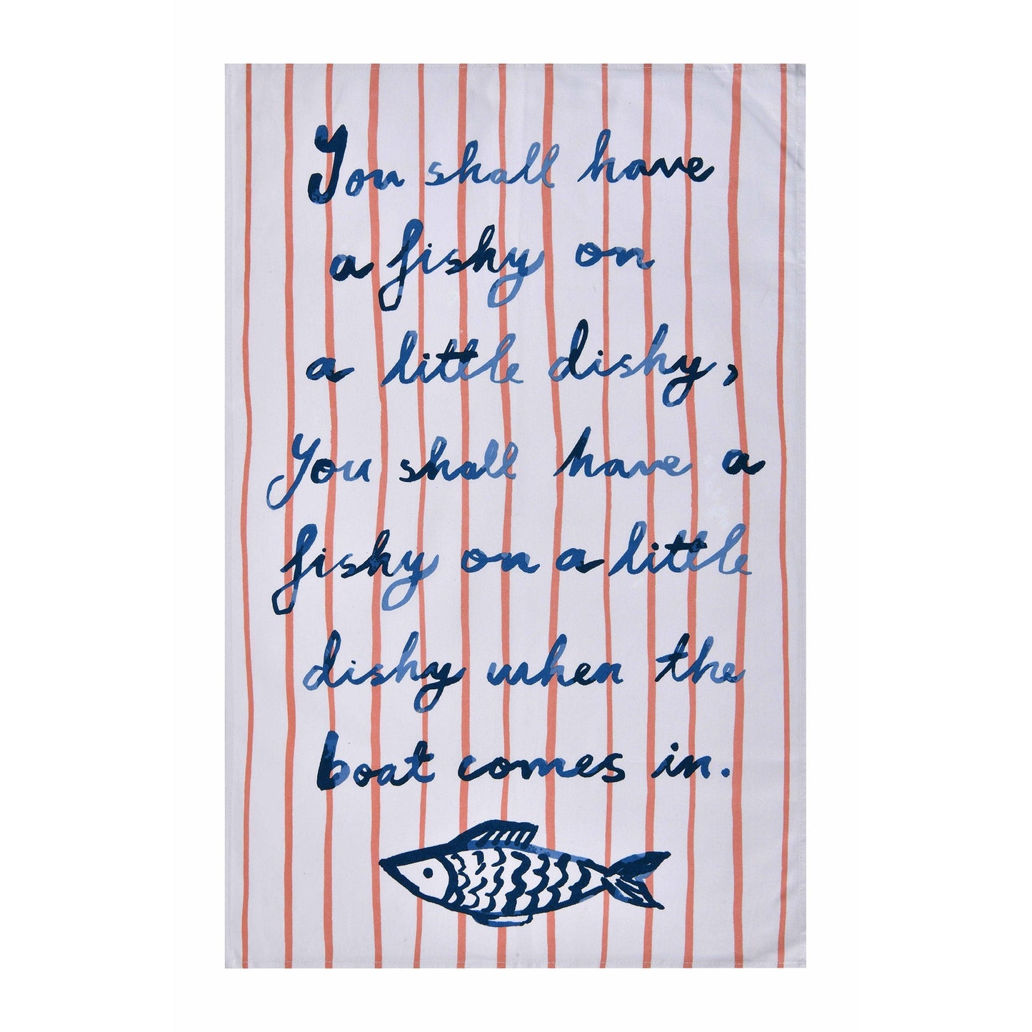Catch of the Day Cotton Tea Towel