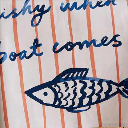 Catch of the Day Cotton Tea Towel