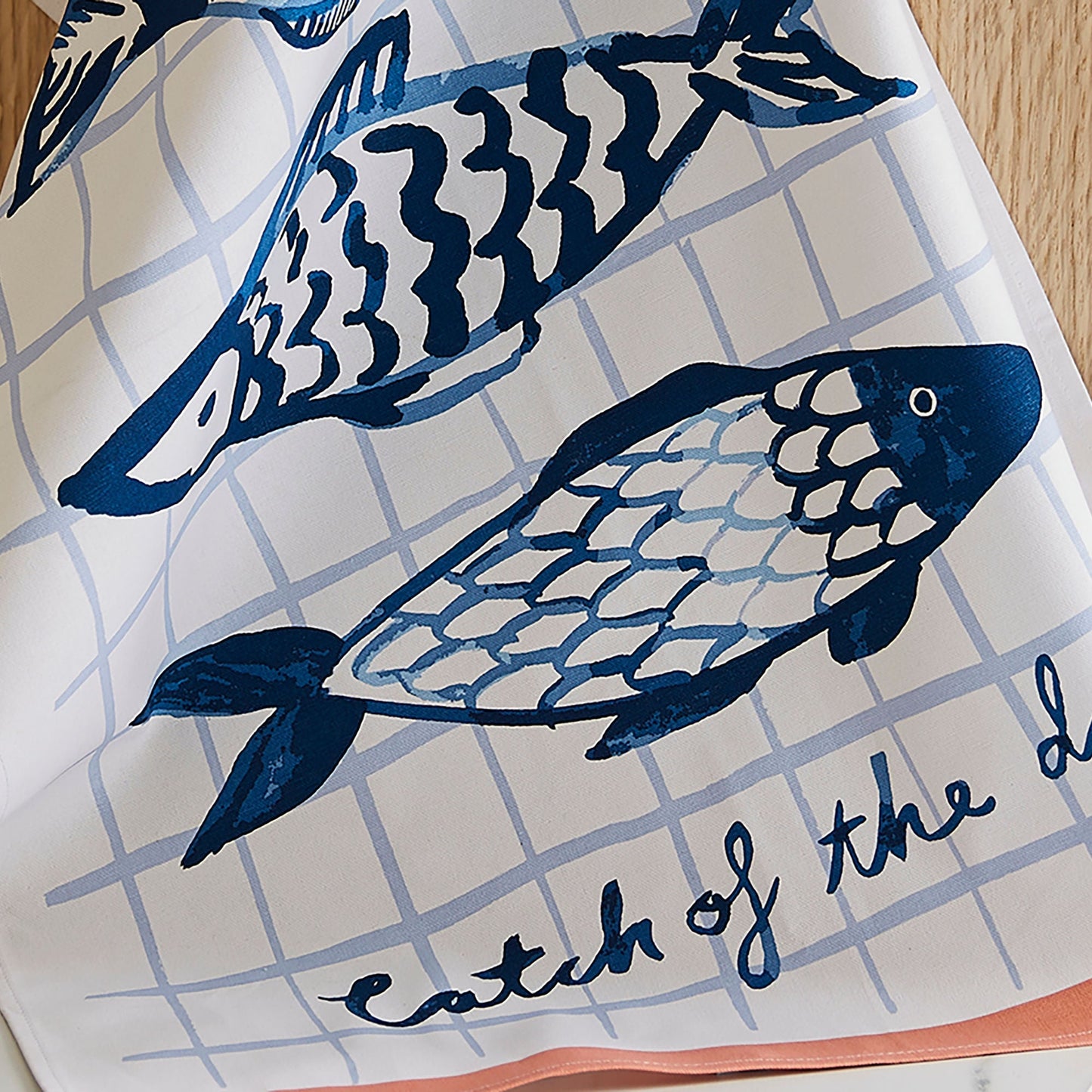 Catch of the Day Cotton Tea Towel