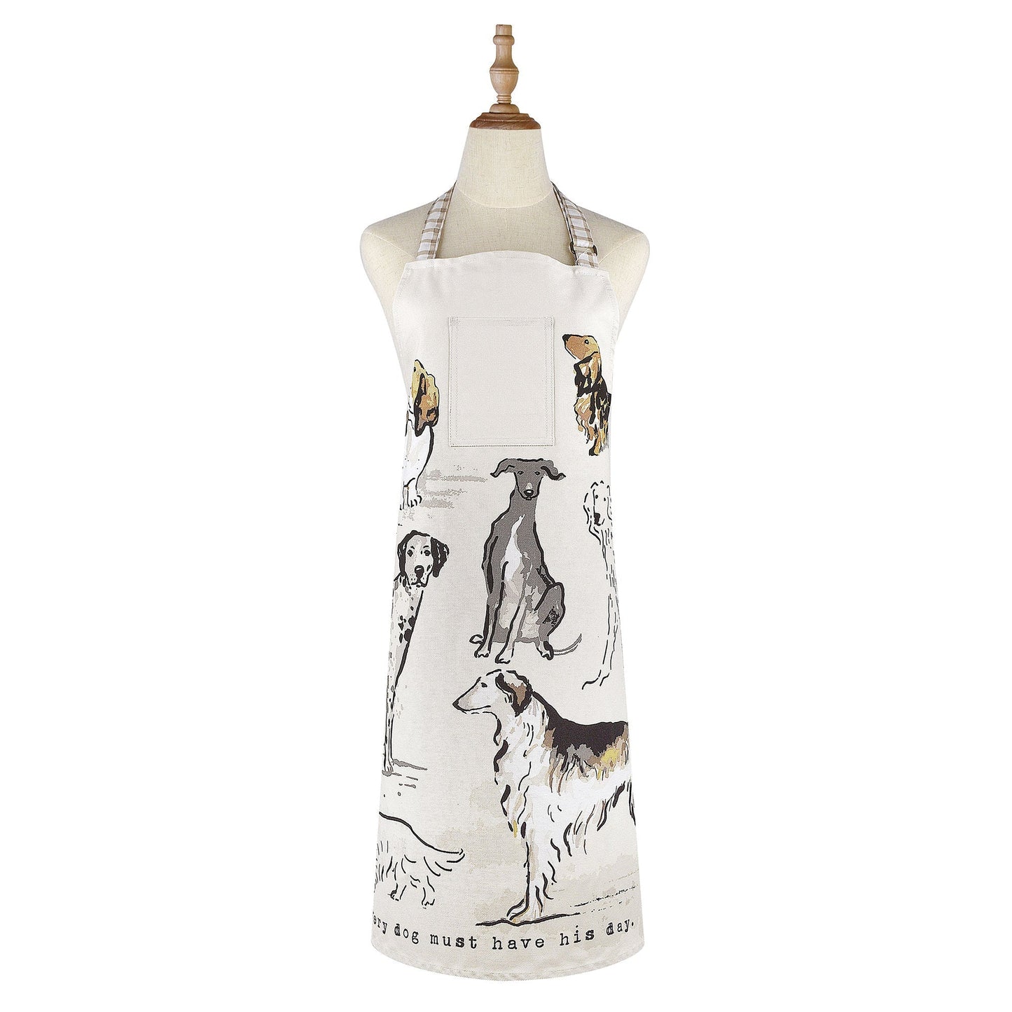 Country Dogs Cotton Apron