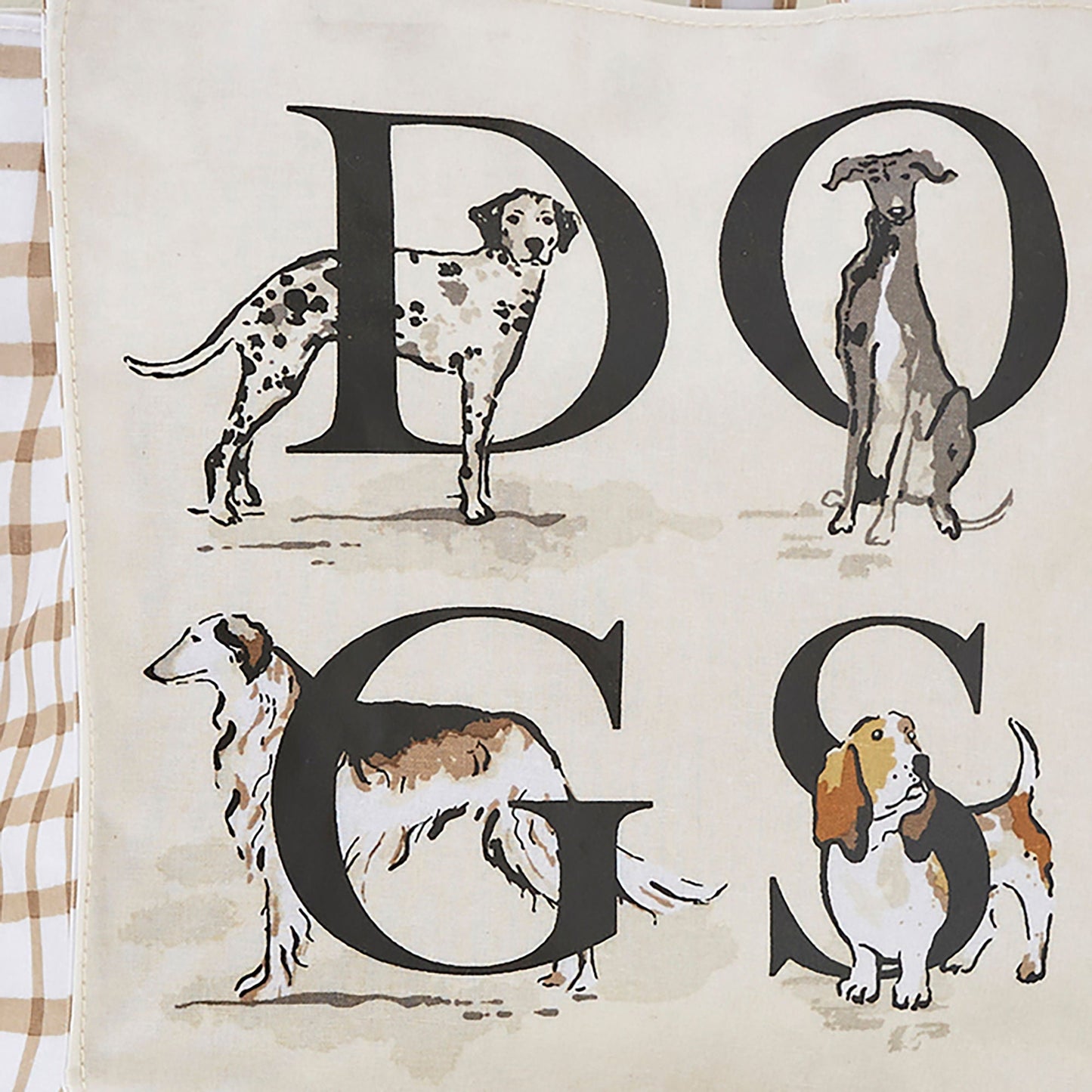 Country Dogs Foldable Tote Bag Medium