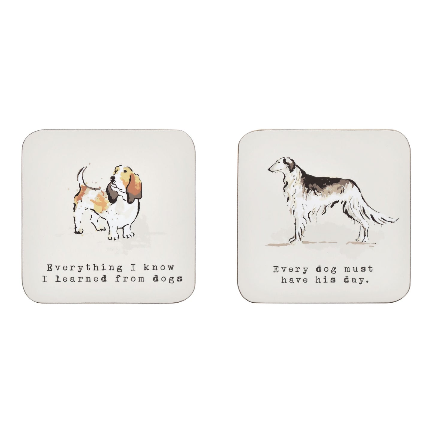 Country Dogs Coasters 4 Pack
